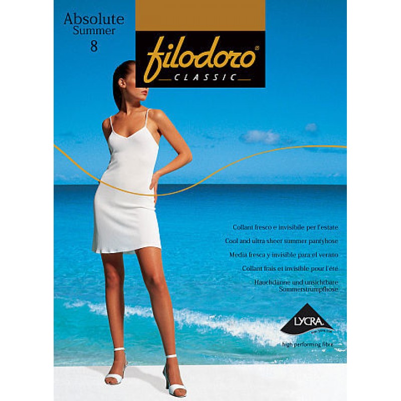 Купить колготки Filodoro Absolute Summer 8 XL в интернет магазине  KolgotkiMag.ru. Низкие цены. Доставка по Москве бесплатно.