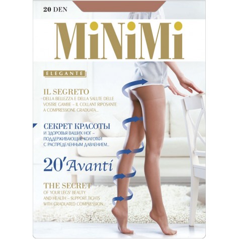 Колготки MiNiMi Avanti 20 maxi (утяжка по ноге)