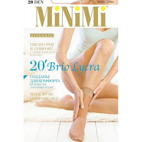 Носки MiNiMi Brio lycra 20 (2 пары)