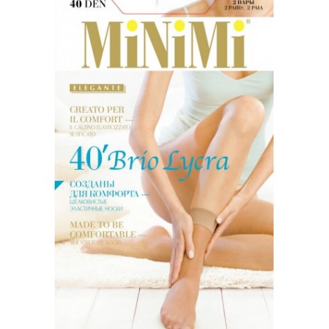 Носки MiNiMi Brio lycra 40 (2 пары)