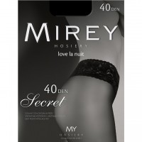 Колготки Mirey Secret 40 (с элегантным ажурным поясом)